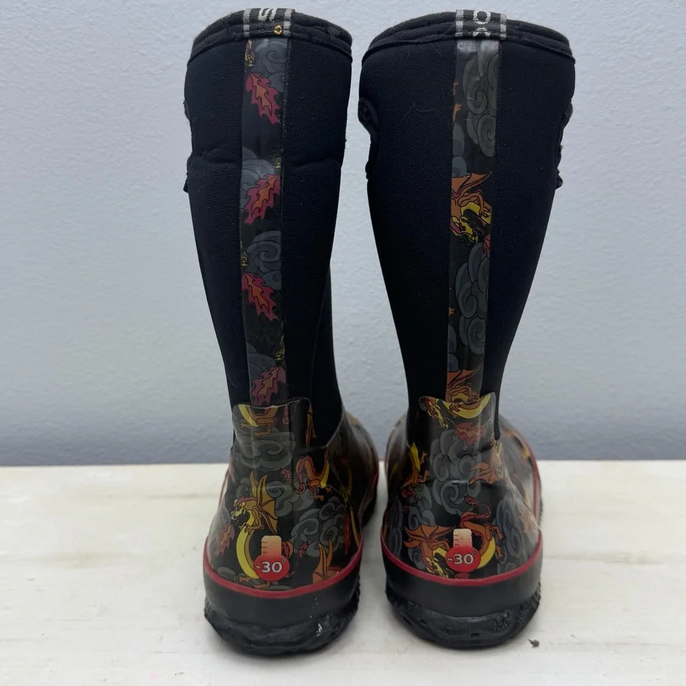Bogs Dragon Classic Pull Waterproof Boots Size 4